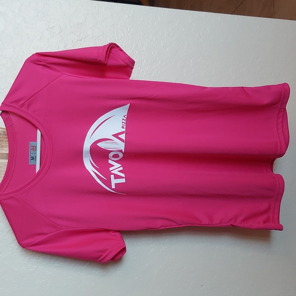 Tavola Pizza Souvenir Rash Guard Surf T-shirt Fuscia/Hot Pink Size Med